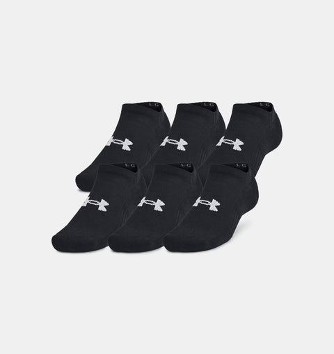 UA TC No Show 3-pack Nero