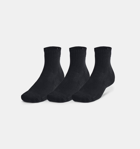 UA TC Quarter 3-pack Nero