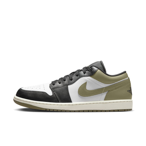 Air Jordan 1 Low Black Toe | Medium Olive