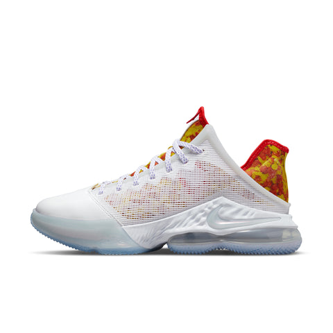LeBron XIX Low Magic Fruity Pebbles Bianco