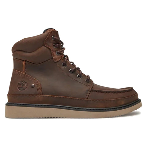 NEWMARKET MID LACE UP BOOT DARK BROWN FULL GRAIN