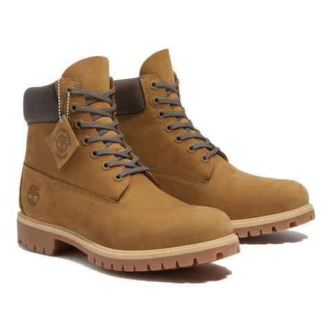 Premium 6 Inch Lace Up Waterproof Boot Olive Nubuck