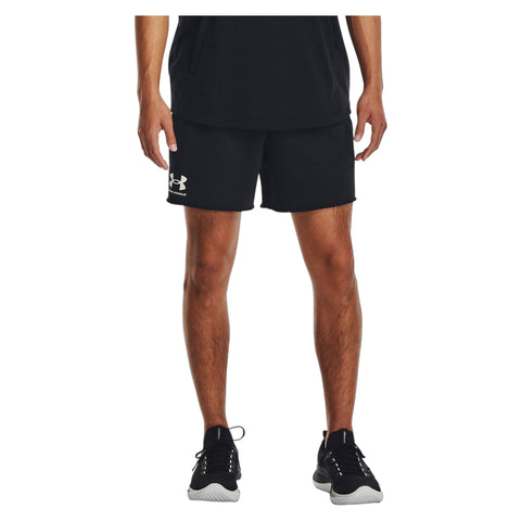 Rival Terry 6in Short Black | Onyx White