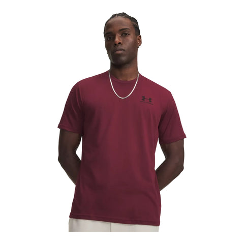 Sportstyle Left Chest SS Vintage Maroon