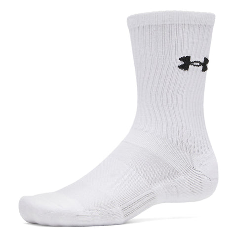 UA Performance Cotton 3P Crw Bianco