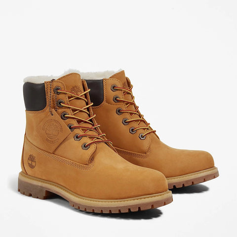 6 Inch Warm Lined Waterproof Boot Wheat