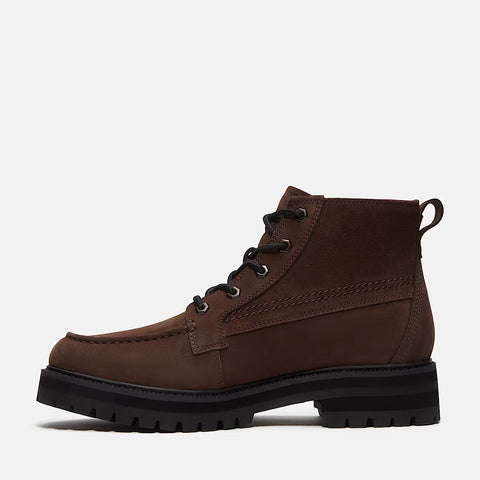 Hayd Mid Lace Boot Dark Brown