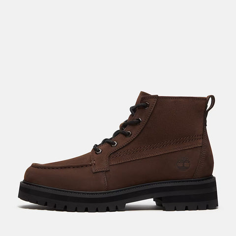 Hayd Mid Lace Boot Dark Brown