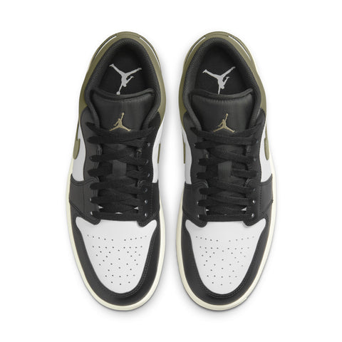 Air Jordan 1 Low Black Toe | Medium Olive