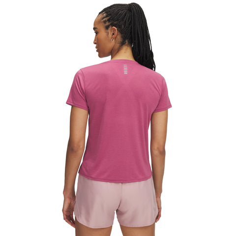 Launch Shortsleeve Fuchsia Dusk | Reflective