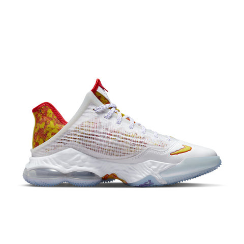 LeBron XIX Low Magic Fruity Pebbles Bianco