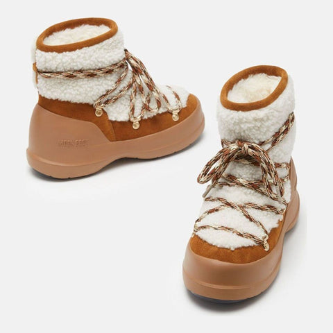 Luna Boot Shearling Whisky | Off White