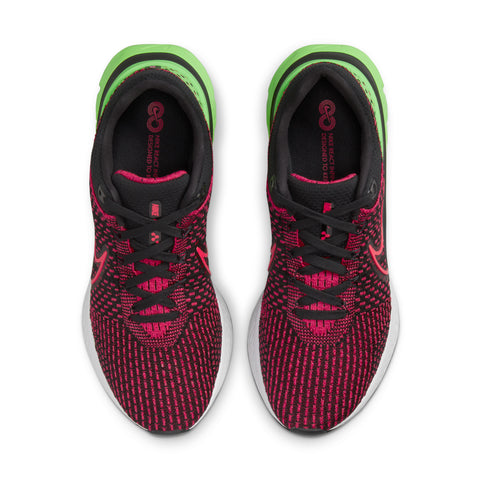 React Infinity Run Flyknit 3 Black | Green Strike