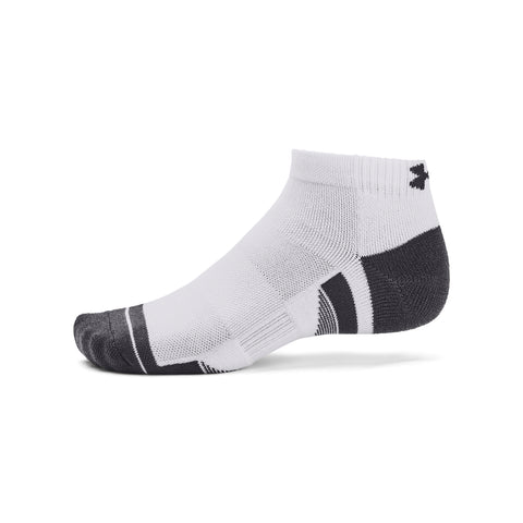 UA Performance Tech Confezione da 3 Basse Bianco