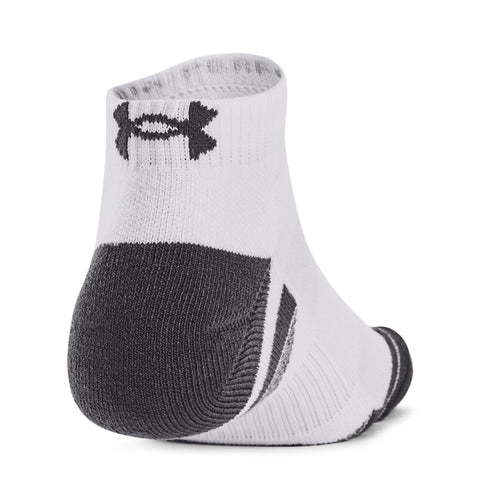 UA Performance Tech Confezione da 3 Basse Bianco