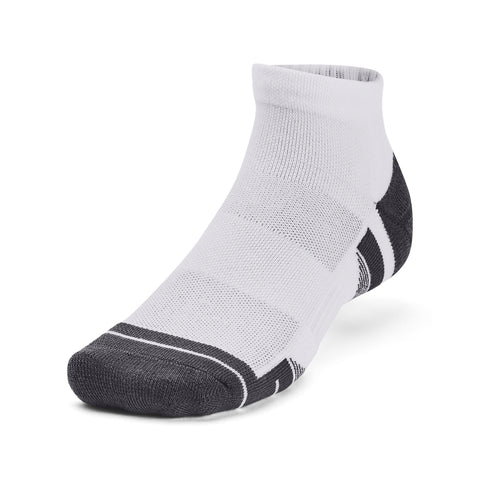 UA Performance Tech Confezione da 3 Basse Bianco