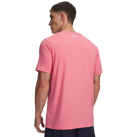 UA M Sportstyle LC SS Bittersweet Pink | Bianco