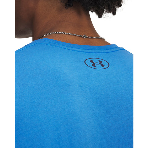 Team Issue Wordmark SS Blu | Blue Atlantis