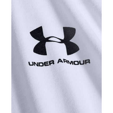 Sportstyle Left Chest LS White | Black