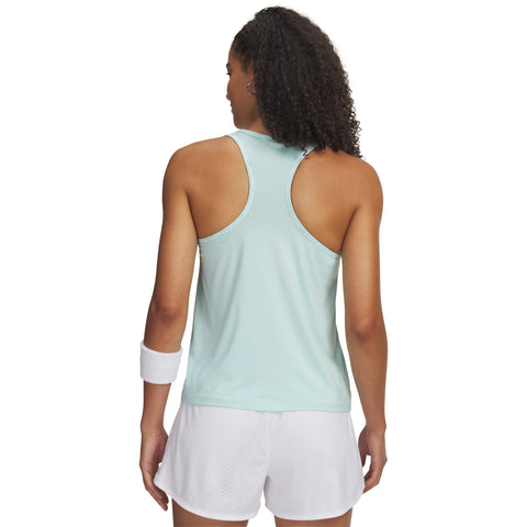 Tech Knockout Tank Mint | White
