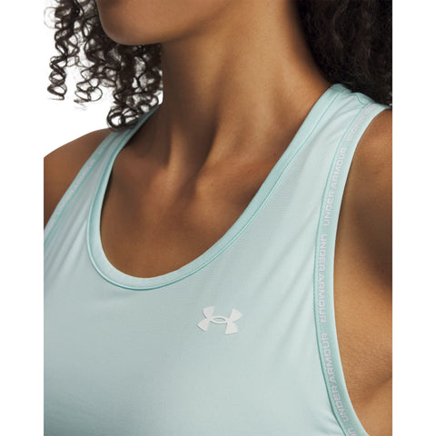 Tech Knockout Tank Mint | White
