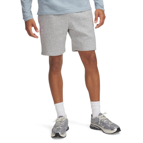 UA Icon Fleece Short  Mod Gray Light Heather