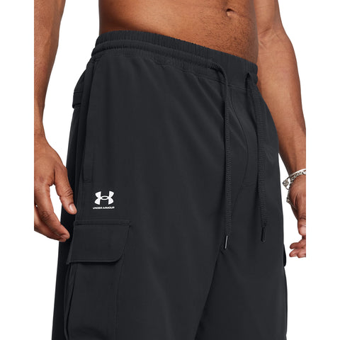 Vibe Woven Cargo Short Black